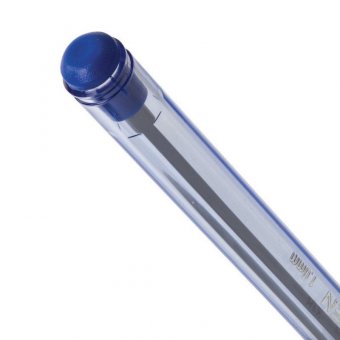 Ручка шариковая масляная PENSAN "My-Pen", СИНЯЯ, корпус тонированный синий, узел 1 мм, линия письма 0,5 мм, 22