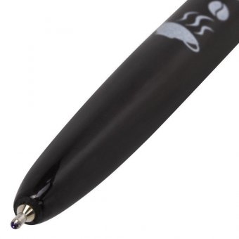 Ручка шариковая масляная автоматическая BRAUBERG BLACK&WHITE "Coffee", СИНЯЯ, узел 0,7 мм, линия письма 0,35 м