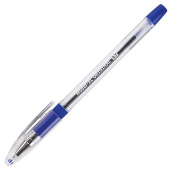 Ручка шариковая масляная с грипом BRAUBERG "Model-XL" ORIGINAL, СИНЯЯ, узел 0,7 мм, линия письма 0,35 мм, 1432