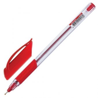 Ручка шариковая масляная BRAUBERG "Extra Glide GT", КРАСНАЯ, трехгранная, узел 0,7 мм, линия письма 0,35 мм, 1