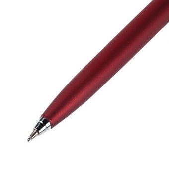 Ручка подарочная шариковая BRAUBERG "Cornetto", СИНЯЯ, корпус серебристый с бордовым, линия письма 0,5 мм, 143