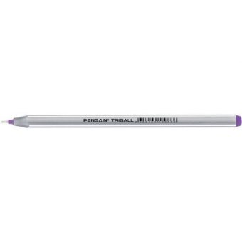 Ручки шариковые масляные PENSAN "Triball Colored", НАБОР 8 шт., АССОРТИ, узел 1 мм, линия письма 0,5 мм, 1003/