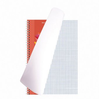 Тетрадь А4, 120 л., BRAUBERG гребень, клетка, обложка картон, "Vision", 404070