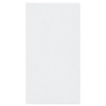 Салфетка из микрофибры супер плотная 40х80 см "ПОЛОТЕНЦЕ СТАНДАРТ", "WHITE ULTRA DENSE OVERLOCK", белая, LAIMA