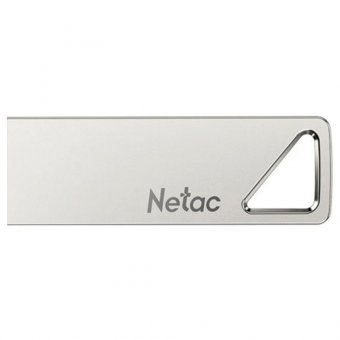 Флеш-диск 16GB NETAC U326, USB 2.0, металлический корпус, серебристый, NT03U326N-016G-20PN