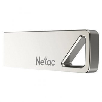 Флеш-диск 16GB NETAC U326, USB 2.0, металлический корпус, серебристый, NT03U326N-016G-20PN