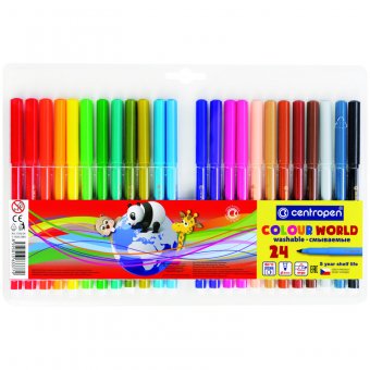 Фломастеры "Colour World", 24 цв, блистер