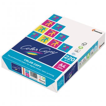 Бумага "Color copy" А4, 220г/м2, 250л., 161%