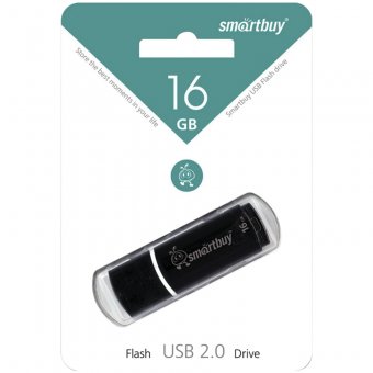 Память Smart Buy USB Flash 16GB Crown черный