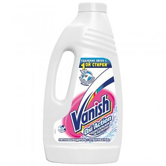 Пятновыводитель жидкий VANISH OXI Action Кристальная белизна, 1л
