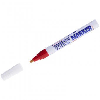 Маркер-краска красная, 4мм, нитро-основа