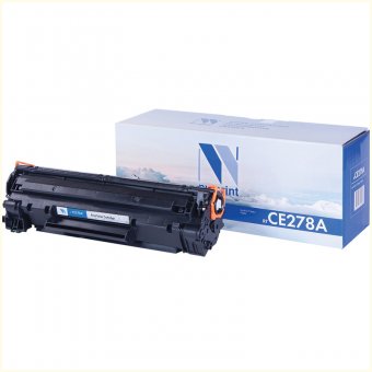 Картридж совм NV Print CE278A (№78A) черный для HP LJ P1566/P1606dn/M1530/M1536 (2,1K) *