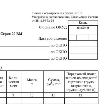 Бланк бухгалтерский офсет BRAUBERG (БРАУБЕРГ) "Товарно-транспортная накладная", А4, 100 шт.
