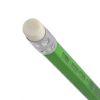 Карандаш чернографитный BRAUBERG (БРАУБЕРГ) "Fluor", НВ, неон-ассорти, с резинкой, заточенный, картонная упако