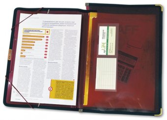 Папка на резинках BRAUBERG, широкая, А4, 330х240 мм, ассорти, 0,60 мм