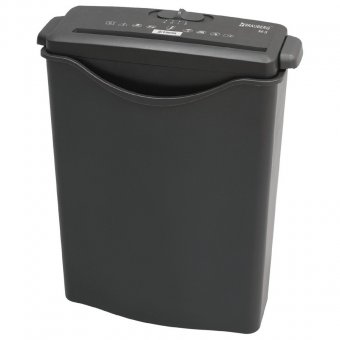 Уничтожитель (шредер) BRAUBERG S6-S для 1 человека, 1 уровень секретности, полоски 8 мм, 6 листов, 7,5 л, карт