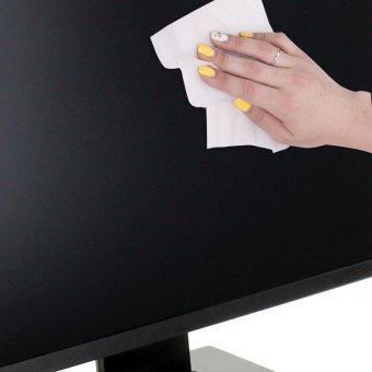 Чистящие салфетки для экранов и пластика, универсальные, STAFF "Эконом", туба 100 шт., влажные