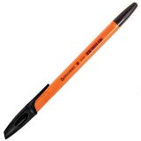 Ручка шариковая BRAUBERG "X-333 Orange", корпус оранжевый, узел 0,7 мм, линия 0,35 мм, черная