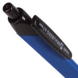 Ручка шариковая масляная автоматическая BRAUBERG "Booster", трехгранная, узел 0,7 мм, линия 0,35 мм, синяя