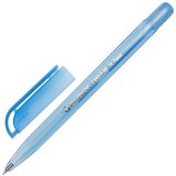 Ручка шариковая масляная BRAUBERG "Olive Pen Tone", корпус тонированный, узел 0,7 мм, линия 0,35 мм, синяя