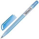 Ручка шариковая масляная BRAUBERG "Olive Pen Tone", корпус тонированный, узел 0,7 мм, линия 0,35 мм, синяя