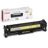 Картридж лазерный CANON (718Y) LBP7200Cdn / MF8330Cdn / MF8350Cdn, желтый, ресурс 2900 страниц, оригинальный, 