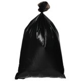 Мешки для мусора 120 л, черные, в рулоне 50 шт, 25 мкм, 62х102 см Любаша