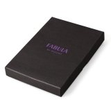 Обложка-чехол для паспорта FABULA "Brooklyn", натуральная кожа, контрастная отстрочка, синяя, O.70.BR