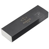 Ручка гелевая PARKER "Jotter Kensington Red CT", корпус красный, детали из нержавеющей стали, черная, 2020648