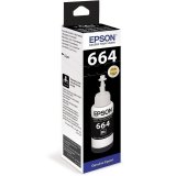 Чернила EPSON (C13T66414A) для СНПЧ Epson L100/L110/L200/L210/L300/L456/L550, черные, оригинальные
