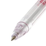 Ручка шариковая масляная PENSAN "Global-21", КРАСНАЯ, корпус прозрачный, узел 0,5 мм, линия письма 0,3 мм, 222