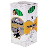 Ручка шариковая CORVINA (Италия) "51 Classic", ЗЕЛЕНАЯ, корпус прозрачный, узел 1 мм, линия письма 0,7 мм, 401