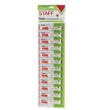 Клей моментальный (суперклей) STAFF НОВАЯ УПАКОВКА, 3 г, на ленте, 604224