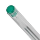 Ручка шариковая STAFF Basic Budget BP-02, письмо 500 м, ЗЕЛЕНАЯ, длина корпуса 13,5 см, линия письма 0,5 мм, 1