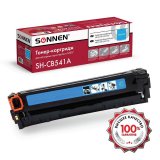 Картридж лазерный SONNEN (SH-CB541A) для HP CLJ CP1215/1515 ВЫСШЕЕ КАЧЕСТВО, голубой, 1400 страниц, 363955