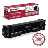 Картридж лазерный SONNEN (SH-CF400X) для HP LJ Pro M277/M252 ВЫСШЕЕ КАЧЕСТВО черный, 2800 страниц, 363942