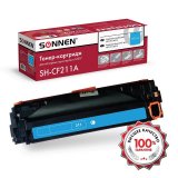 Картридж лазерный SONNEN (SH-CF211A) для HP LJ Pro M276 ВЫСШЕЕ КАЧЕСТВО, голубой, 1800 страниц, 363959