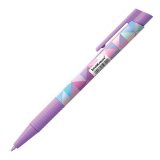 Ручка шариковая автоматическая ERICH KRAUSE ColorTouch "Magic rhombs", СИНЯЯ, узел 0,7 мм, линия письма 0,35 м