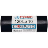 Мешки для мусора PACLAN "РROFESSIONAL BLACK" 120л, 14 мкм, 10 шт/рул, черный