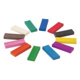 Пластилин BRAUBERG, 12 цветов, 240 г, высшее качество, со стеком