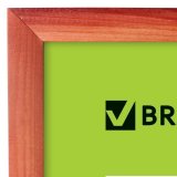 Рамка BRAUBERG "HIT" (БРАУБЕРГ "Хит"), 30х40 см, дерево, темная вишня (для дипломов, сертификатов, грамот)