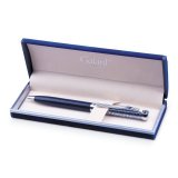 Ручка шариковая GALANT "Empire Blue", подарочная, корпус серебристый/синий, хромированные детали, синяя